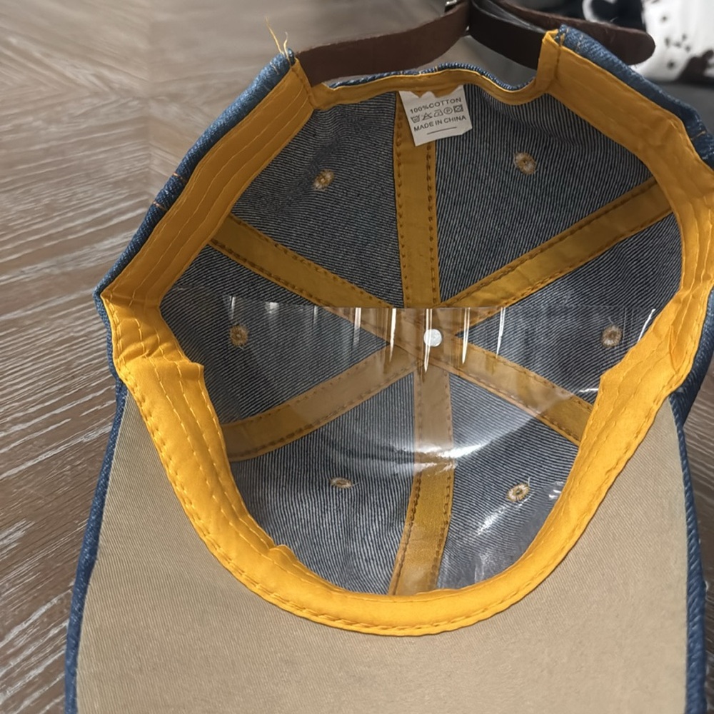 USA Rhinestone Denim Cap - Picture 5 of 6